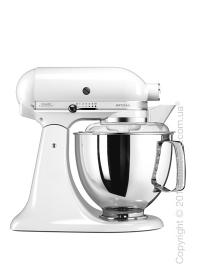 Планетарный миксер KitchenAid Artisan Series 5-Quart Tilt-Head Stand Mixer Plus Bowl 4.8 л, White