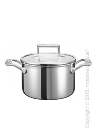  Кастрюля KitchenAid Sauce серия 3-Ply Stainless Steel 2.84 л