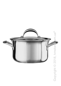 Кастрюля KitchenAid Sauce серия 5-Ply Copper Core 2.84 л, Stainless Steel
