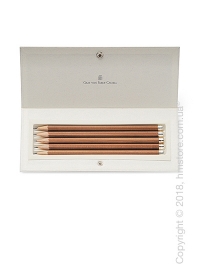 Настольный набор Graf von Faber-Castell 5 Pencils No. III With Silver Cap, 5 предметов