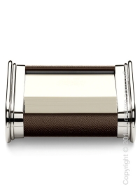 Подставка для заметок Graf von Faber-Castell, Dark Brown Grained Leather