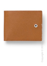 Бумажник Graf von Faber-Castell Wallet With Flap, Cognac Grained Leather 