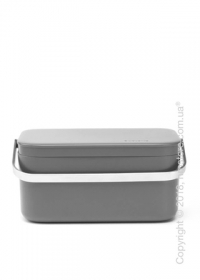 Контейнер для пищевых отходов Brabantia Right Waste Bin, Dark Grey Контейнер для пищевых отходов Brabantia Right Waste Bin, Dark Grey