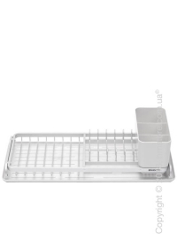 Сушка для посуды Brabantia Compact Printing Rib, Light Grey Сушка для посуды Brabantia Compact Printing Rib, Light Grey