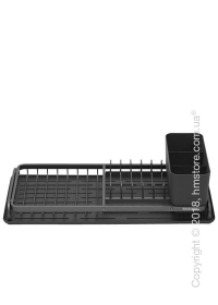Сушка для посуды Brabantia Compact Printing Rib, Dark Grey