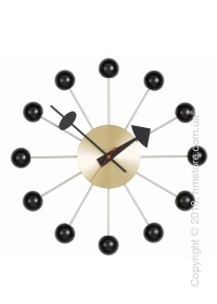 Часы настенные Vitra Ball Clock, Black Часы настенные Vitra Ball Clock, Black