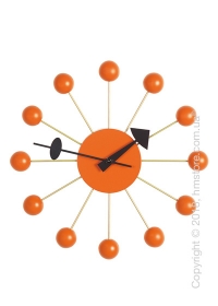 Часы настенные Vitra Ball Clock, Orange Часы настенные Vitra Ball Clock, Orange