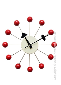 Часы настенные Vitra Ball Clock, Red Часы настенные Vitra Ball Clock, Red
