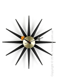 Часы настенные Vitra Sunburst Clock, Black Часы настенные Vitra Sunburst Clock, Black