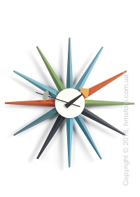 Часы настенные Vitra Sunburst Clock, Multicoloured Часы настенные Vitra Sunburst Clock, Multicoloured