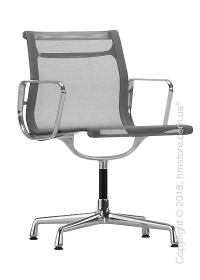 Кресло Vitra Aluminium Chair EA 103, Netweave Dark Grey Кресло Vitra Aluminium Chair EA 103, Netweave Dark Grey