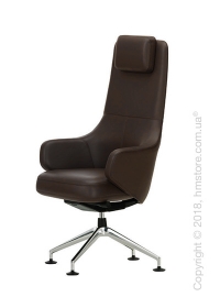 Кресло Vitra Grand Executive Conference Highback, Leather Marron Кресло Vitra Grand Executive Conference Highback, Leather Marron