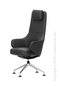 Кресло Vitra Grand Executive Conference Highback, Leather Asphalt Кресло Vitra Grand Executive Conference Highback, Leather Asphalt