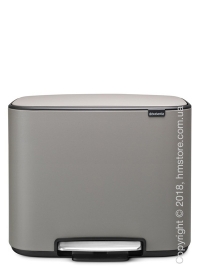 Ведро для мусора Brabantia Bo Pedal Bin Luxury 36 л, Mineral Concrete Grey Ведро для мусора Brabantia Bo Pedal Bin Luxury 36 л, Mineral Concrete Grey