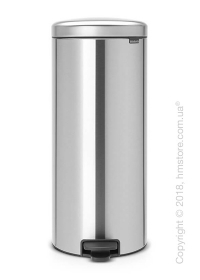 Ведро для мусора Brabantia Pedal Bin NewIcon 30 л, Matt Steel Ведро для мусора Brabantia Pedal Bin NewIcon 30 л, Matt Steel
