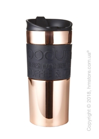 Термокружка Bodum Travel Mug Copper 350 мл, Black