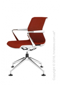 Кресло Vitra Unix Chair four-star base soft grey frame, Diamond Mesh Brick Кресло Vitra Unix Chair four-star base soft grey frame, Diamond Mesh Brick