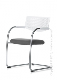 Кресло Vitra Visavis 2 Chair soft light back, Plano Dark Grey Кресло Vitra Visavis 2 Chair soft light back, Plano Dark Grey