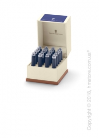 Набор сменных картриджей Graf von Faber-Castell для перьевой ручки, 20 предметов, Cobalt Blue