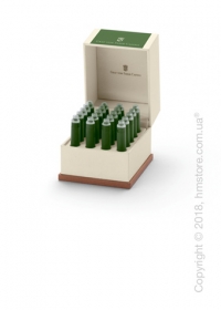 Набор сменных картриджей Graf von Faber-Castell для перьевой ручки, 20 предметов, Moss Green