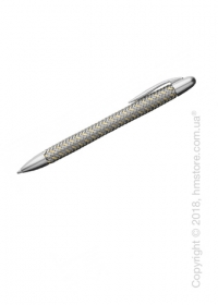 Ручка шариковая Porsche Design серия TecFlex, коллекция Stainless Steel Gold