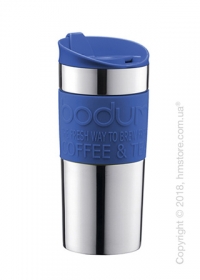Термокружка Bodum Travel Mug Silver 350 мл, Blue