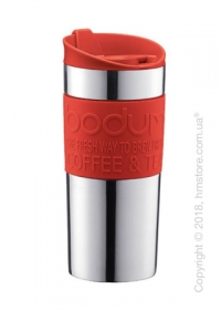 Термокружка Bodum Travel Mug Silver 350 мл, Red