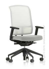 Кресло Vitra AM Chair, white backrest, Plano Cream White Sierra Grey Кресло Vitra AM Chair, white backrest, Plano Cream White Sierra Grey