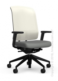 Кресло Vitra AM Chair, white backrest, Plano Sierra Grey Кресло Vitra AM Chair, white backrest, Plano Sierra Grey