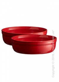 Набор форм для крем-брюле Emile Henry Ovenware 13 см, 2 шт, Burgundy Набор форм для крем-брюле Emile Henry Ovenware 13 см, 2 шт, Burgundy