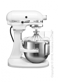 Профессиональный планетарный миксер KitchenAid Heavy Duty Bowl-Lift Stand Mixer 4.8 л, White Профессиональный планетарный миксер KitchenAid Heavy Duty Bowl-Lift Stand Mixer 4.8 л, White