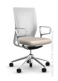 Кресло Vitra ID Air Soft Grey, Plano Parchment Cream White Кресло Vitra ID Air Soft Grey, Plano Parchment Cream White