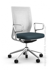 Кресло Vitra ID Air Soft Grey, Plano Nero Ice Blue Кресло Vitra ID Air Soft Grey, Plano Nero Ice Blue