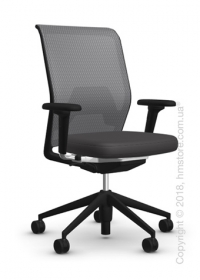 Кресло Vitra ID Mesh Dim Grey, Plano Dark Grey Кресло Vitra ID Mesh Dim Grey, Plano Dark Grey