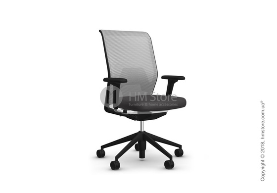 Кресло Vitra ID Mesh Soft Grey, Plano Dark Grey