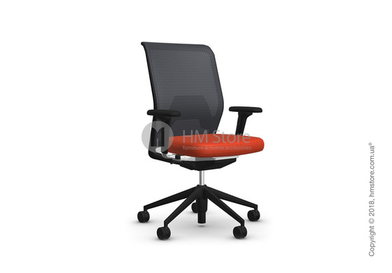 Кресло Vitra ID Mesh Nero, Plano Orange
