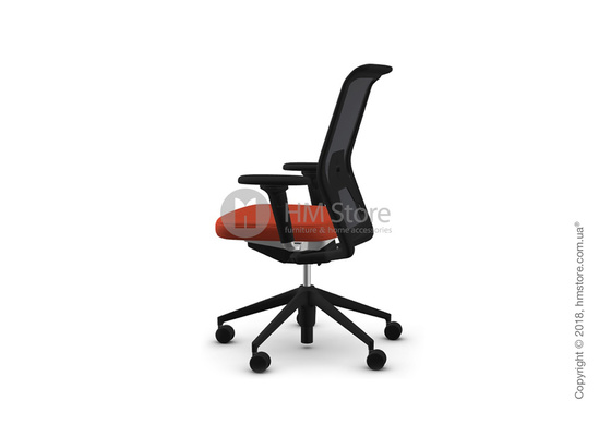Кресло Vitra ID Mesh Nero, Plano Orange