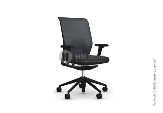 Кресло Vitra ID Mesh Nero, Plano Nero