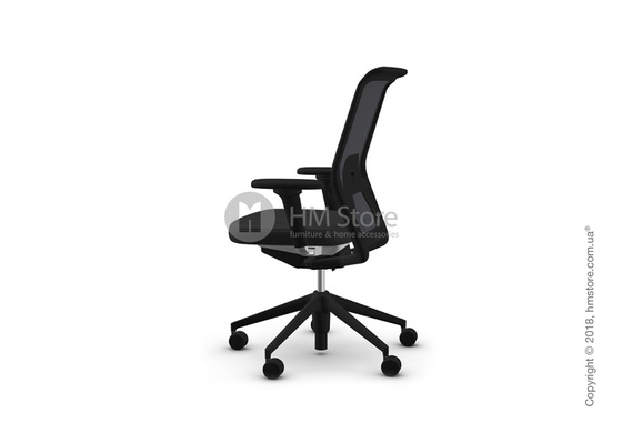 Кресло Vitra ID Mesh Nero, Plano Nero