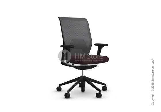 Кресло Vitra ID Mesh Asphalt, Plano Brown