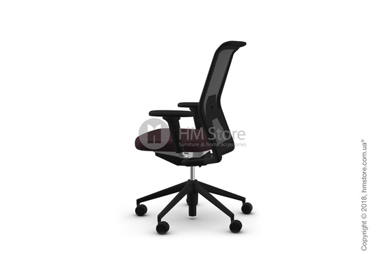 Кресло Vitra ID Mesh Asphalt, Plano Brown