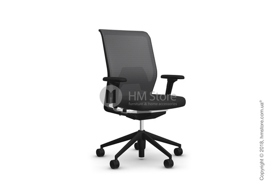 Кресло Vitra ID Mesh Asphalt, Plano Nero