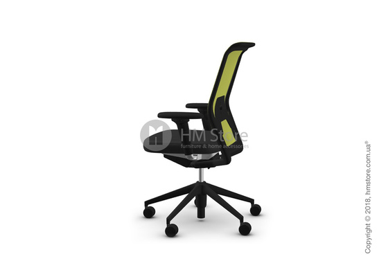 Кресло Vitra ID Mesh Avocado, Plano Nero