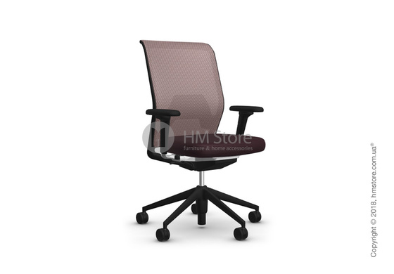 Кресло Vitra ID Mesh Mauve Grey, Plano Brown