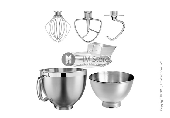 Планетарный миксер KitchenAid Artisan Stand Mixer with Tilting Engine Head 4.8 л, Cast Iron Black