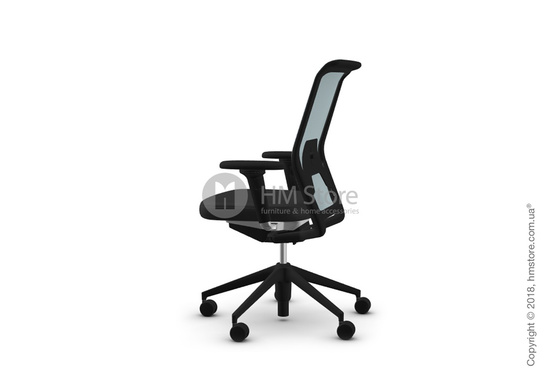 Кресло Vitra ID Mesh Ice Grey, Plano Nero