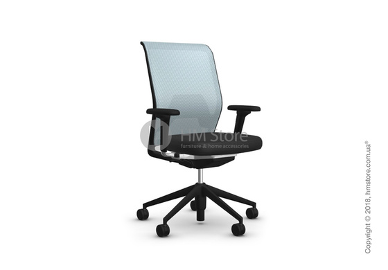 Кресло Vitra ID Mesh Ice Grey, Plano Nero