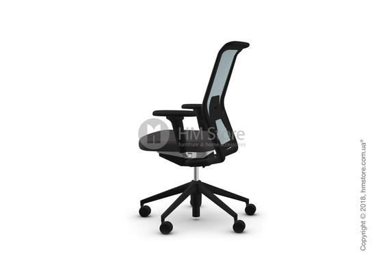 Кресло Vitra ID Mesh Ice Grey, Plano Dark Grey