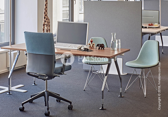 Кресло Vitra ID Soft, Silk Mesh Soft Grey