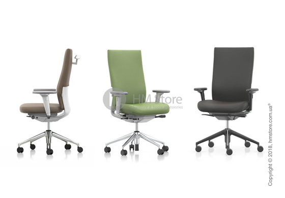 Кресло Vitra ID Soft L, Silk Mesh Asphalt